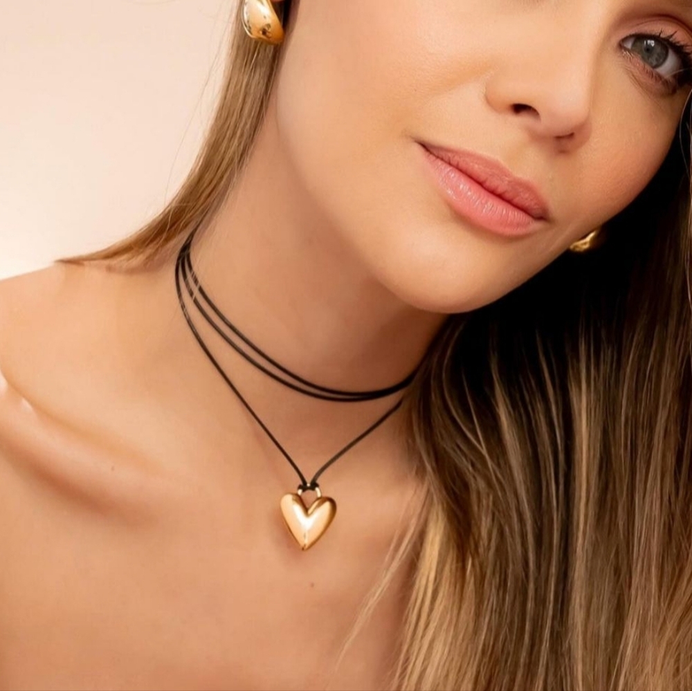 Heart Choker by LanMar Accessories